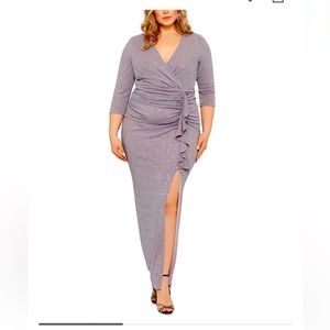 Beautiful Grey Glitter Dress